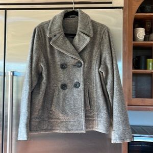 GAP- Vintage Grey Wool Pea Coat Jacket-SZ XL NWOT